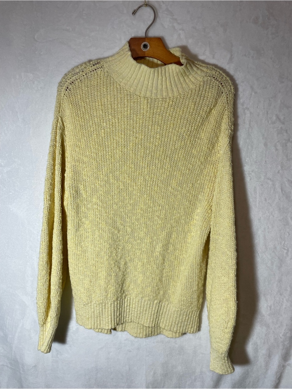 aerie Pale Yellow Turtleneck Sweater